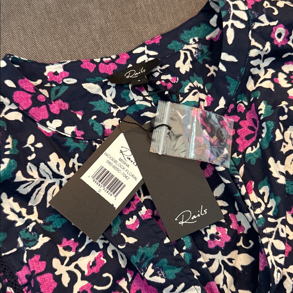 Rails misha woodblock floral top - Picture 3 of 6